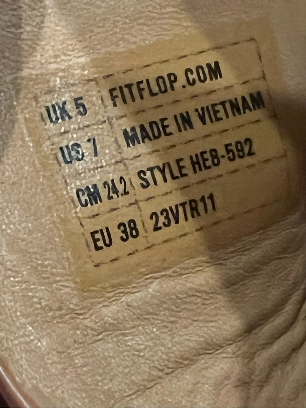Fitflop GEN-FF Buckle Two Bar Leather Sandal Slides - Picture 10 of 10